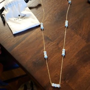 brand new kate spade bow necklace